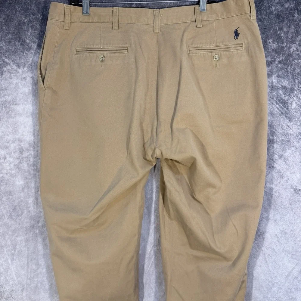 Polo Ralph Lauren Pants Mens 40x32 Beige Prospect Straight Relaxed Chino‎